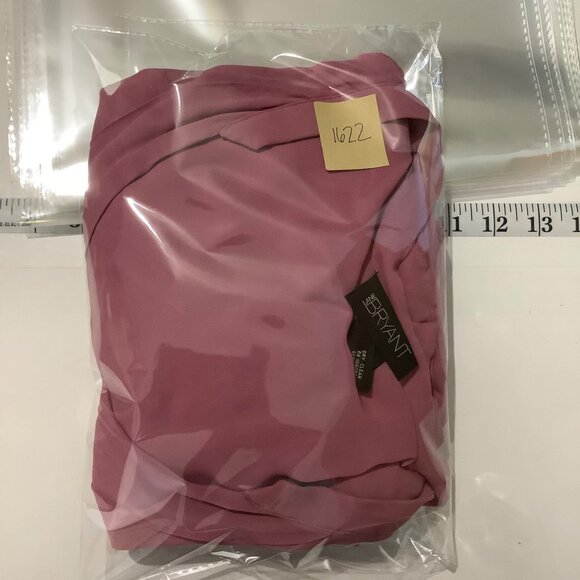 Lane Bryant Silk Blouse Women 26/28 Long Sleeve Flowy Button Front High Low - Picture 7 of 7